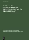 Das Strafende Gesetz Im Sozialen Rechtsstaat cover