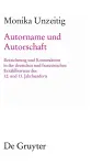 Autorname und Autorschaft cover