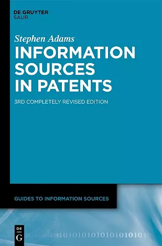 Information Sources in Patents cover