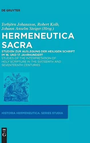 Hermeneutica Sacra cover