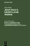 Jean Paul's Sämmtliche Werke, Band 8, Hesperus oder 45 Hundsposttage. Eine Lebensbeschreibung. Heftlein 4 cover