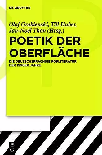 Poetik der Oberfläche cover