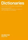 Dictionaries. An International Encyclopedia of Lexicography cover
