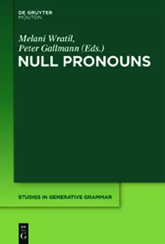 Null Pronouns cover