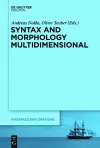 Syntax and Morphology Multidimensional cover