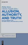 Allusion, Authority, and Truth cover