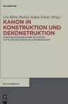 Kanon in Konstruktion und Dekonstruktion cover