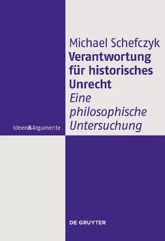 Verantwortung für historisches Unrecht cover