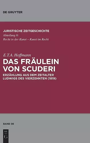 Das Fräulein von Scuderi cover