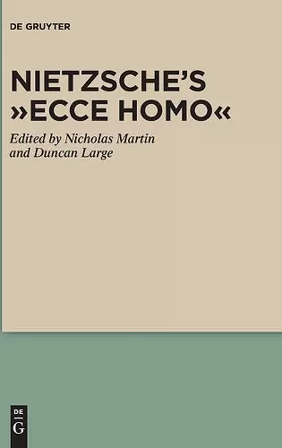 Nietzsche’s “Ecce Homo” cover