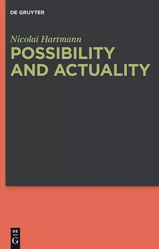 Possibility and Actuality cover