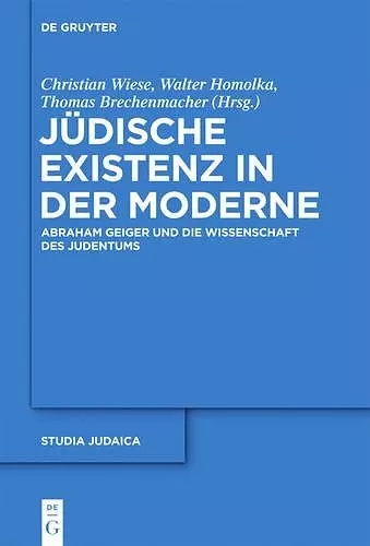 Jüdische Existenz in der Moderne cover