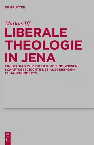 Liberale Theologie in Jena cover