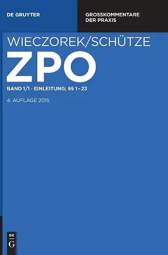 Einleitung; §§ 1-23 cover