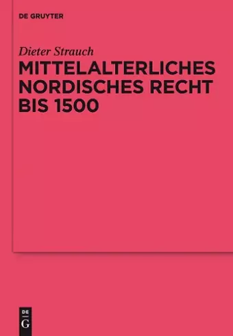 Mittelalterliches nordisches Recht bis 1500 cover