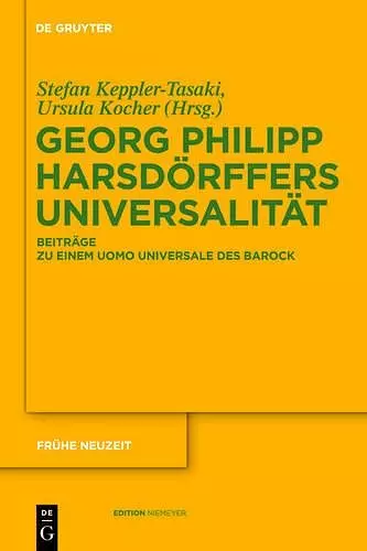 Georg Philipp Harsdörffers Universalität cover