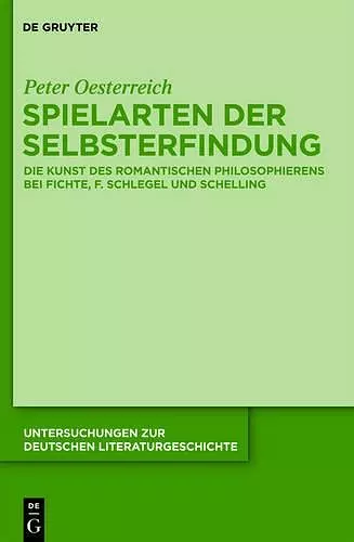 Spielarten der Selbsterfindung cover