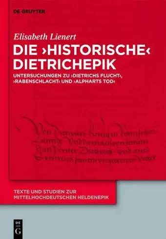 Die 'Historische' Dietrichepik cover