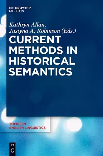 Current Methods in Historical Semantics cover