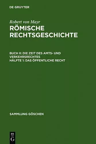 Das öffentliche Recht cover