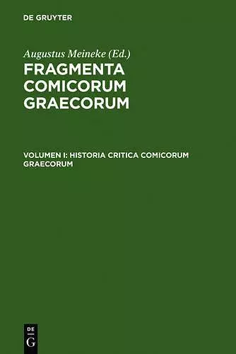 Historia Critica Comicorum Graecorum cover