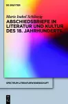 Abschiedsbriefe in Literatur und Kultur des 18. Jahrhunderts cover