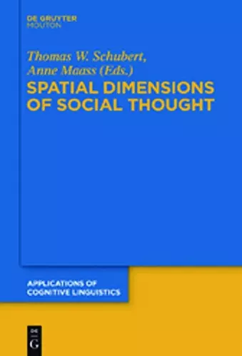 Spatial Dimensions of Social Thought cover