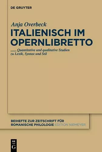 Italienisch im Opernlibretto cover