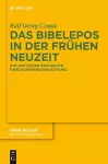 Das Bibelepos in der Frühen Neuzeit cover