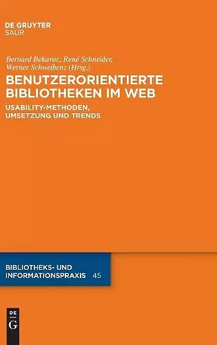 Benutzerorientierte Bibliotheken im Web cover