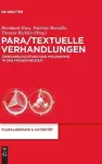 Para/Textuelle Verhandlungen zwischen Dichtung und Philosophie in der Frühen Neuzeit cover