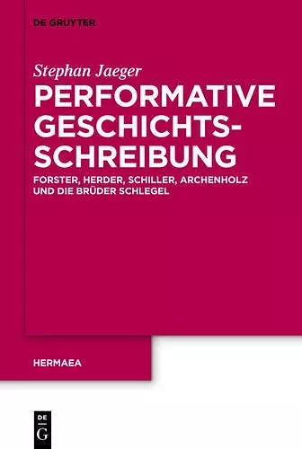 Performative Geschichtsschreibung cover