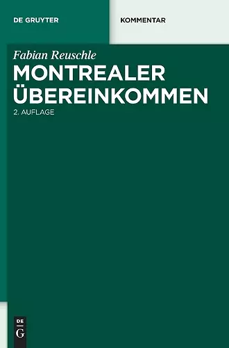 Montrealer Übereinkommen cover