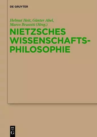 Nietzsches Wissenschaftsphilosophie cover