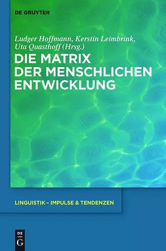 Die Matrix der menschlichen Entwicklung cover