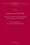 Edmund Husserl 1859–2009 cover