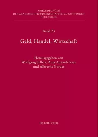 Geld, Handel, Wirtschaft cover