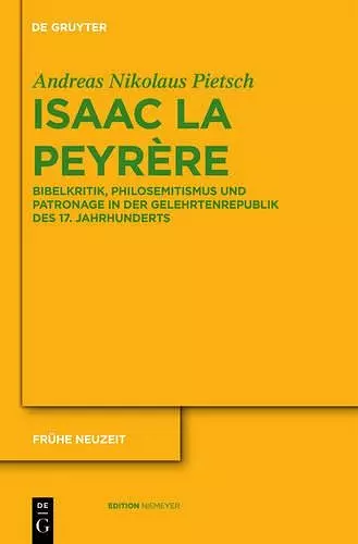 Isaac La Peyrère cover