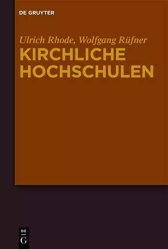 Kirchliche Hochschulen cover