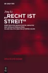 "Recht ist Streit" cover