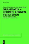 Grammatik – Lehren, Lernen, Verstehen cover