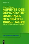 Aspekte des Demokratiediskurses der späten 1960er Jahre cover