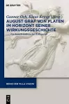 August Graf von Platen im Horizont seiner Wirkungsgeschichte cover