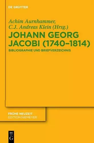 Johann Georg Jacobi (1740-1814) cover