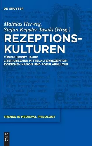 Rezeptionskulturen cover