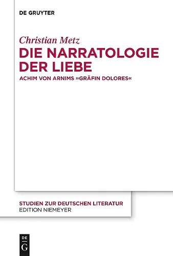 Die Narratologie der Liebe cover