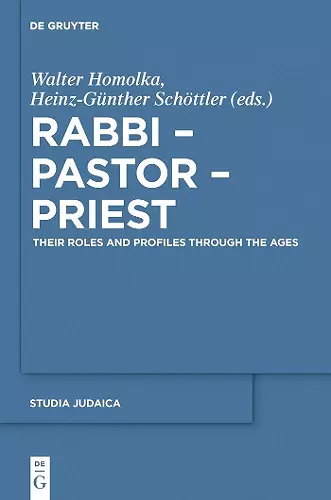 Rabbi - Pastor - Priest cover