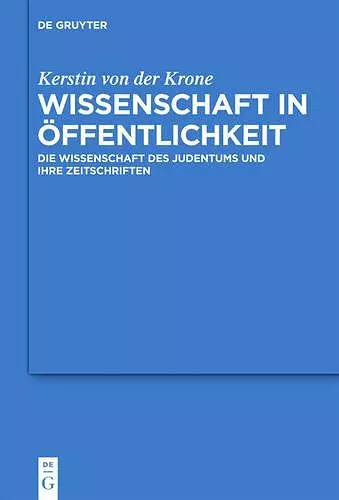 Wissenschaft in Öffentlichkeit cover