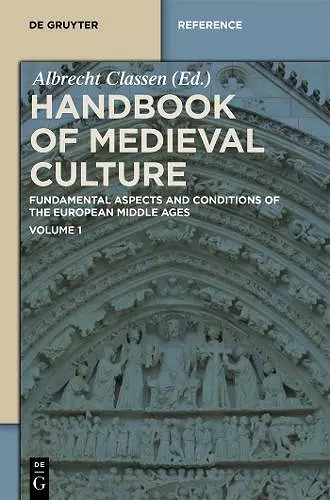 Handbook of Medieval Culture. Volume 1 cover