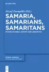 Samaria, Samarians, Samaritans cover